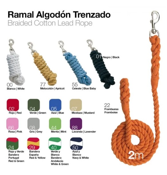 RAMAL ALGODON TRENZADO 2 MTRS. 449811