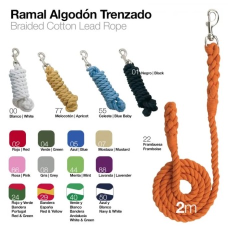 RAMAL ALGODON TRENZADO 2 MTRS. 449811