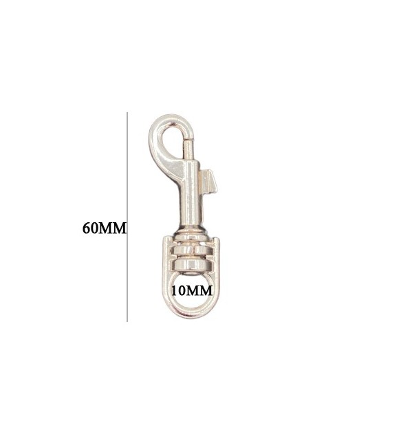MOSQUETON GATILLO ZAMAK 4418/14 PASE 10mm