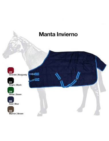 MANTA CABALLO INVIERNO 4319 RG -VERDE