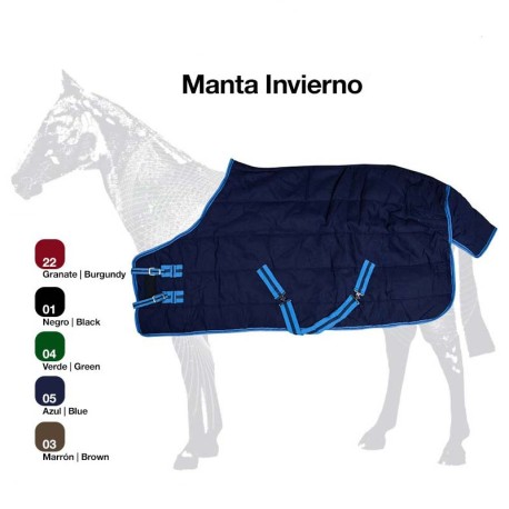 MANTA CABALLO INVIERNO 4319 RG -MARRON