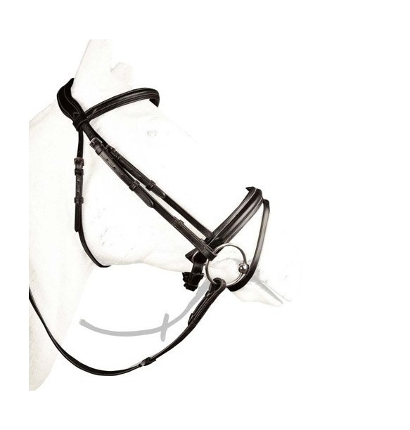 CABEZADA INGLESA FI-2161 ZALDI -NEGRA
