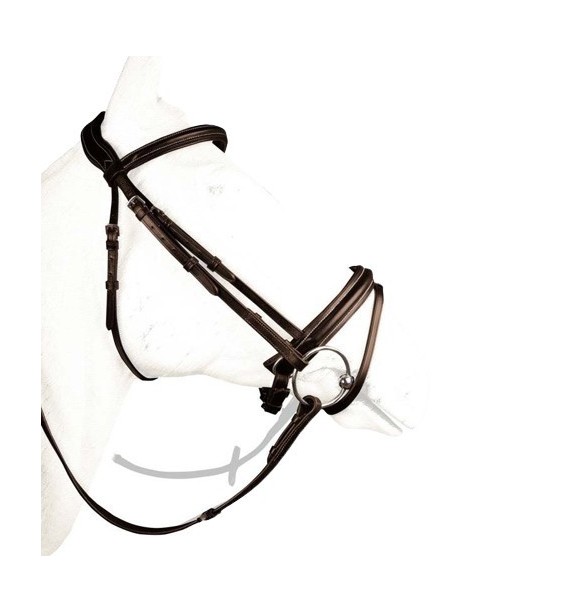 CABEZADA INGLESA FI-2161 ZALDI -MARRON