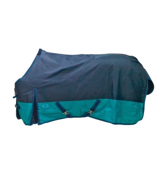 MANTA CABALLO IMPERMEABLE EXTERIOR MARINO/TURQUESA MARJ