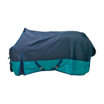 MANTA CABALLO IMPERMEABLE EXTERIOR MARINO/TURQUESA MARJ