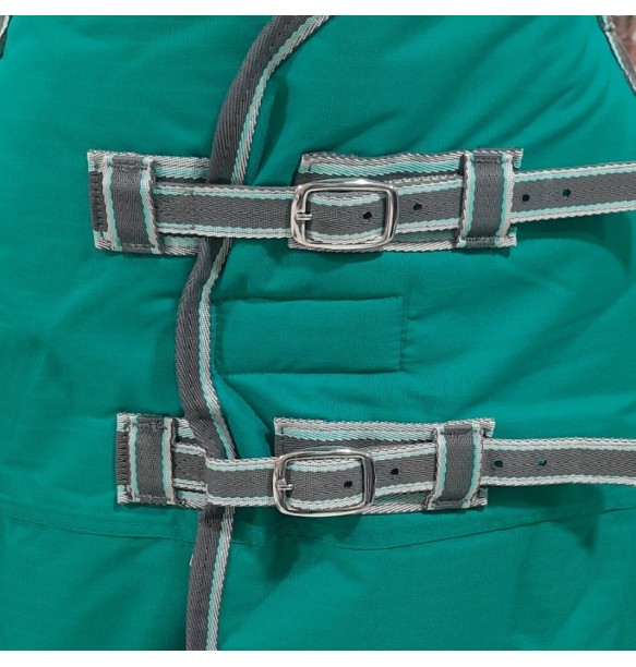 MANTA CABALLO IMPERMEABLE EXTERIOR MARINO/TURQUESA MARJ