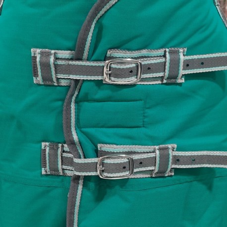 MANTA CABALLO IMPERMEABLE EXTERIOR MARINO/TURQUESA MARJ
