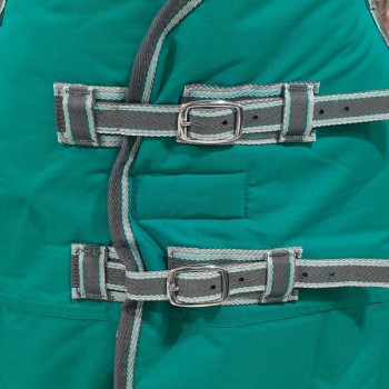 MANTA CABALLO IMPERMEABLE EXTERIOR MARINO/TURQUESA MARJ