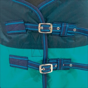 MANTA CABALLO IMPERMEABLE EXTERIOR MARINO/TURQUESA MARJ