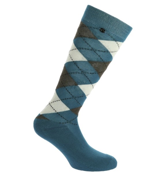 CALCETINES E-THEME ARGYLE -ZAFIRO/CRUDO - 986390006