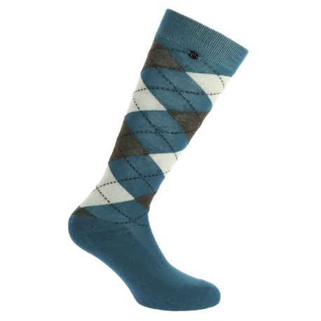 CALCETINES E-THEME ARGYLE -ZAFIRO/CRUDO - 986390006