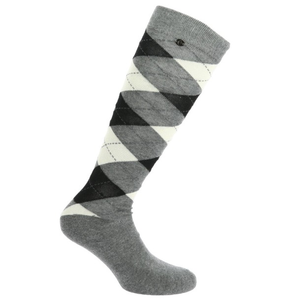 CALCETINES E-THEME ARGYLE -GRIS/CRUDO - 986390011