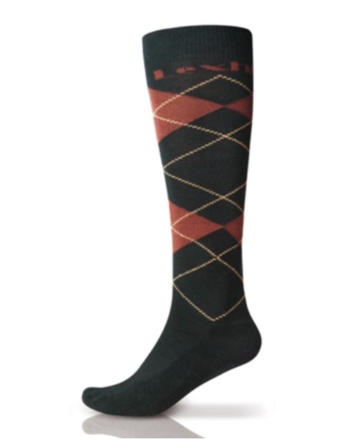 CALCETINES LEXHIS ARGYLE -NEGRO/MARRON (PAR)