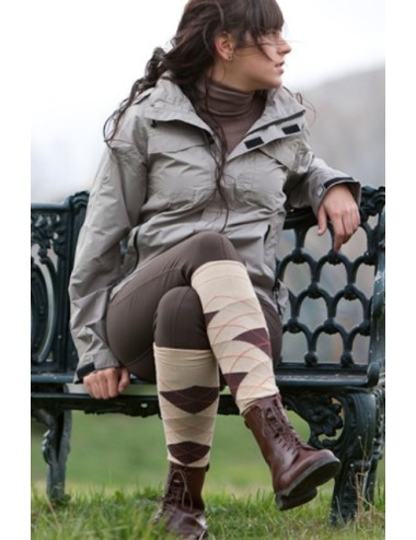 CALCETINES LEXHIS ARGYLE -NEGRO/MARRON (PAR)