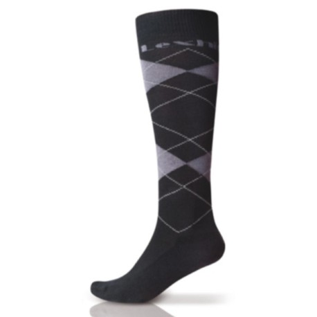 CALCETINES LEXHIS ARGYLE -NEGRO/GRIS (PAR)