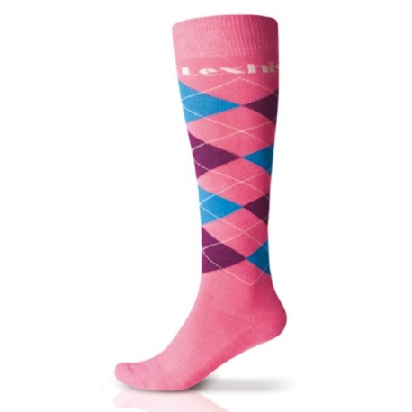 CALCETINES LEXHIS ARGYLE -ROSA/AZUL/BURDEOS (PAR)