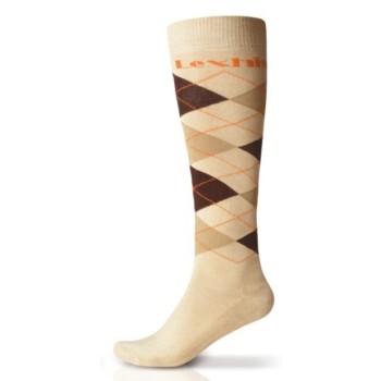 CALCETINES LEXHIS ARGYLE -BEIG/ARENA/CHOCO (PAR)