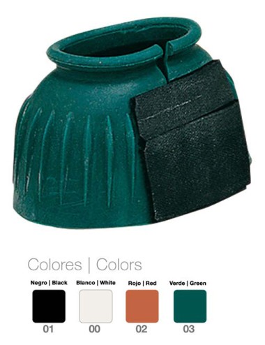 CAMPANA GOMA ABIERTA VELCRO ZALDI - BLANCO-