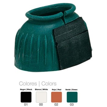 CAMPANA GOMA ABIERTA VELCRO ZALDI - VERDE-