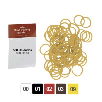 GOMA PARA CRINES COLORES 41246 ZALDI (BOLSA)