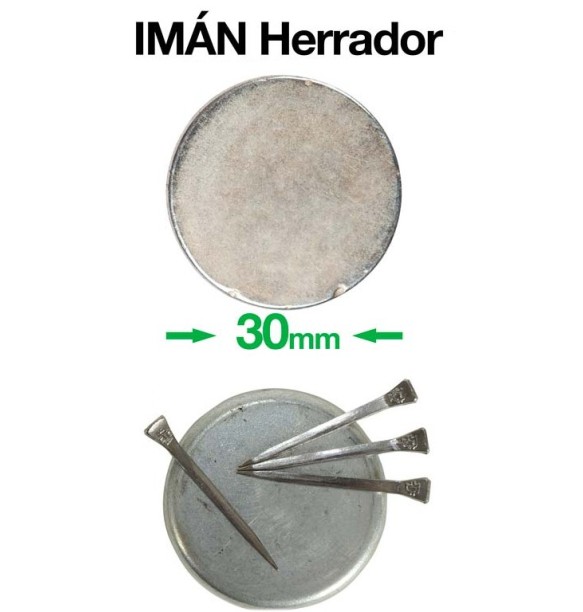 IMAN HERRADOR PARA CLAVOS 30MM