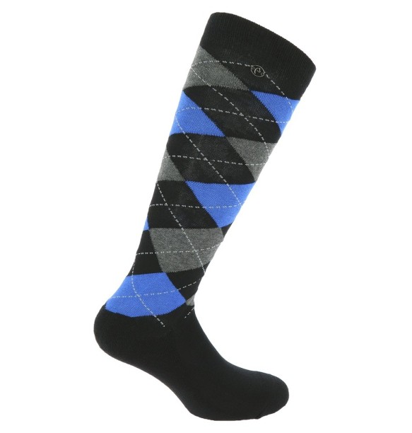 CALCETINES E-THEME ARGYLE -NEGRO/AZUL - 986390019