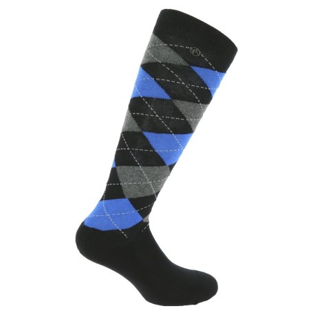 CALCETINES E-THEME ARGYLE -NEGRO/AZUL - 986390019
