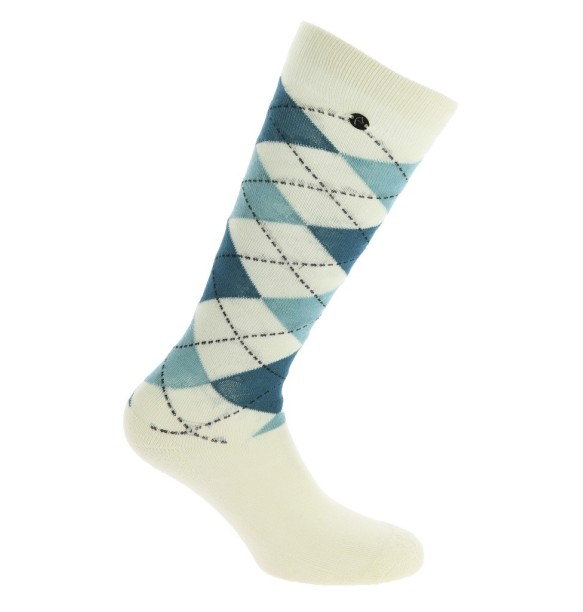 CALCETINES E-THEME ARGYLE -CRUDO/AZUL - 986390038