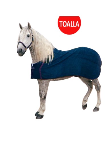 MANTA CABALLO TOALLA SECADORA ZALDI -AZUL-