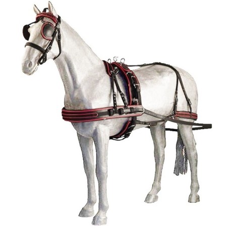 ENGANCHE GOMEZ PECHERIN LIMONERA PVC/NYLON - NEGRO/ROJO