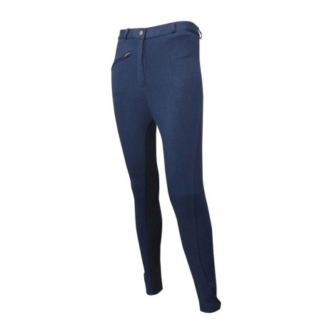PANTALON ZALDI PARIS TWO-COLOR -AZUL/NEGRO