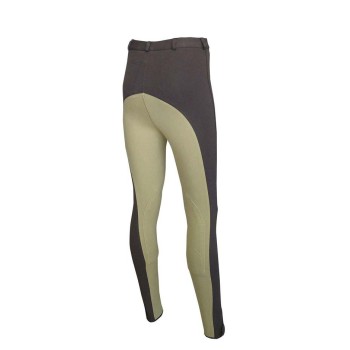 PANTALON ZALDI PARIS TWO-COLOR -MARRON/BEIG