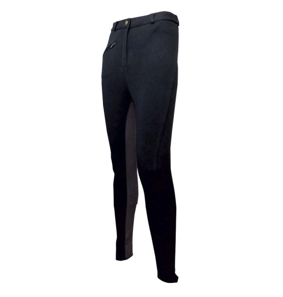 PANTALON ZALDI PARIS TWO-COLOR -NEGRO/MARRON