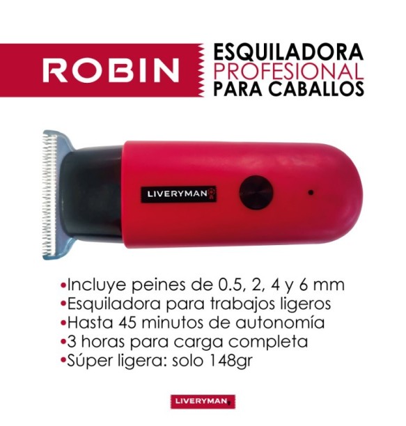 ESQUILADORA LIVERYMAN ROBIN - RETOQUES