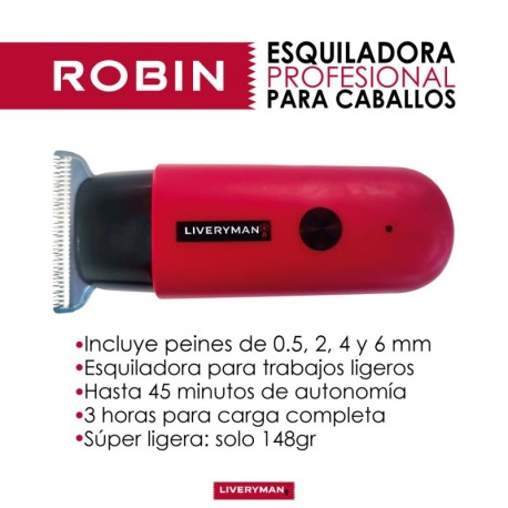 ESQUILADORA LIVERYMAN ROBIN - RETOQUES