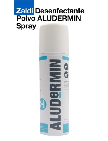 DESINFECTANTE ALUDERMIN POLVO SPRAY 200ML.