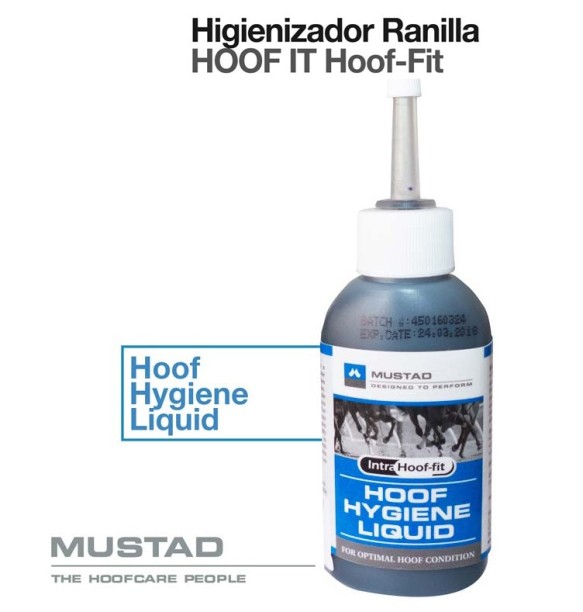 HIGIENIZADOR CASCOS MUSTAD HOOF FIT 50CC.