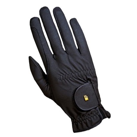 GUANTES EQUITACION ROECLK GRIP -NEGRO-