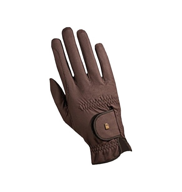 GUANTES EQUITACION ROECLK GRIP -MARRON- 002910