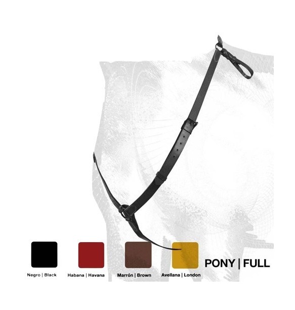 PECHOPETRAL VAQUERO ROCIO ZALDI -MARRON-