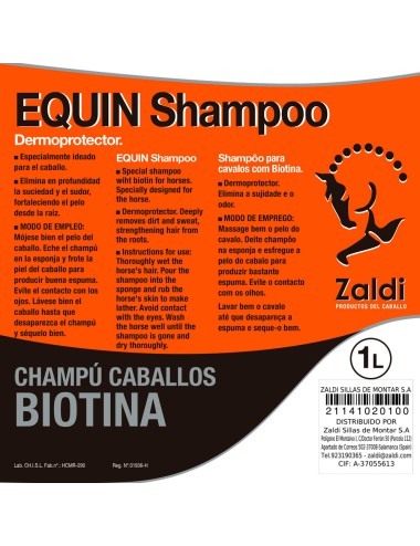 CHAMPU EQUIN ZALDI 1L.