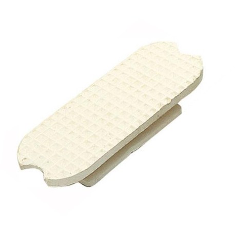 TACO ESTRIBO GOMA BLANCA/NEGRA 21108 - 12 CM - (PAR)