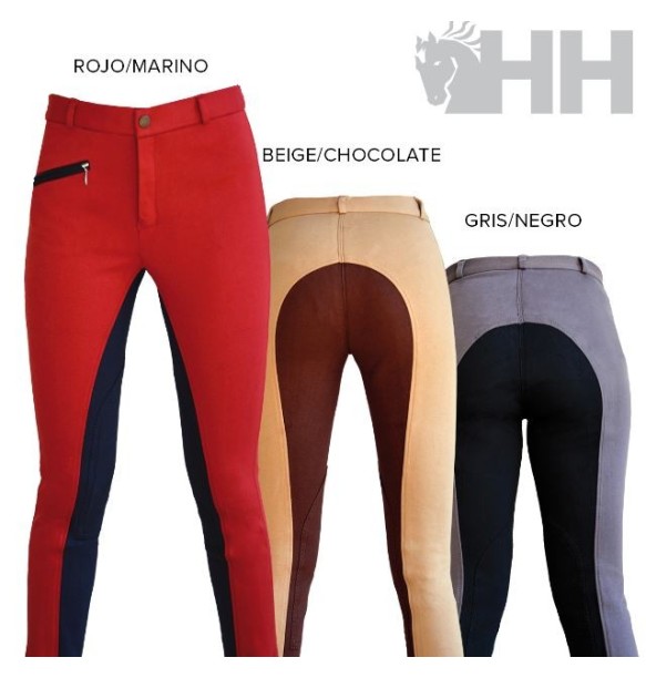 PANTALON LYON MUJER HH -BEIG/CHOCO-