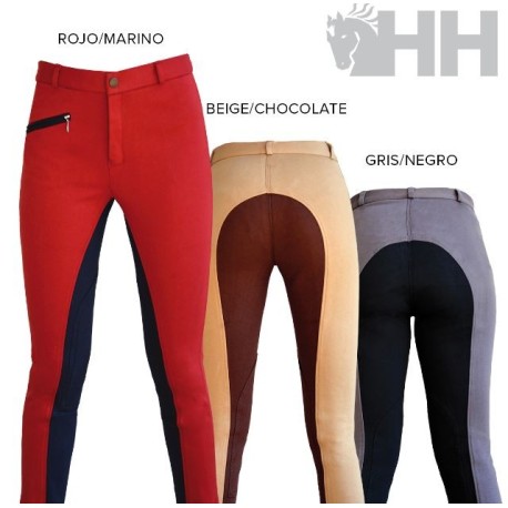 PANTALON LYON MUJER HH -BEIG/CHOCO-