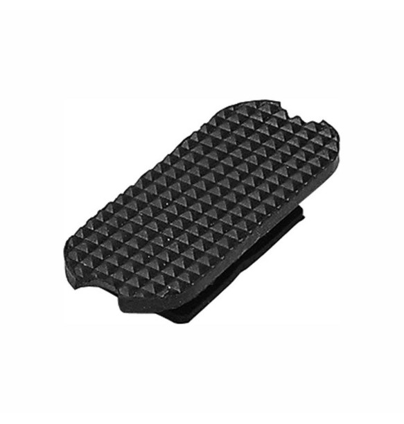 TACO ESTRIBO GOMA BLANCA/NEGRA 21108 - 11 CM - (PAR)