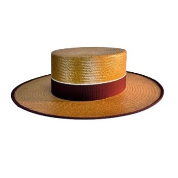 SOMBRERO NDJ CAÑERO PAPEL -MOKA- 1150