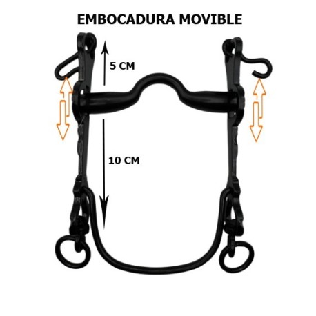 BOCADO LOPEZ VAQUERO PAVON / ASA CALDERA NORMAL / MOVIBLE