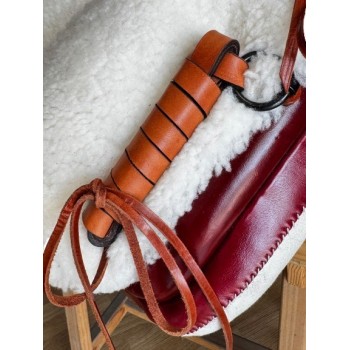 SILLA VAQUERA NOJA ZALEA INDEP.(CEREZA/AVELLANA) *ESPECIAL* COMPLETA