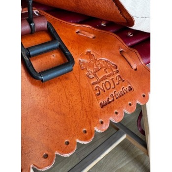 SILLA VAQUERA NOJA ZALEA INDEP.(CEREZA/AVELLANA) *ESPECIAL* COMPLETA