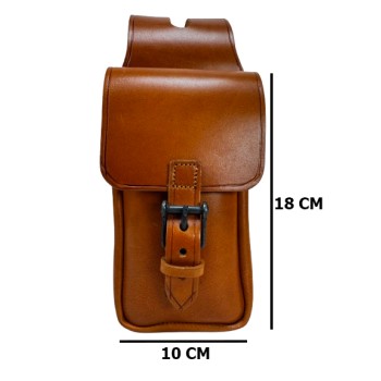 ALFORJA PIEL PERILLA ARTESANA 611